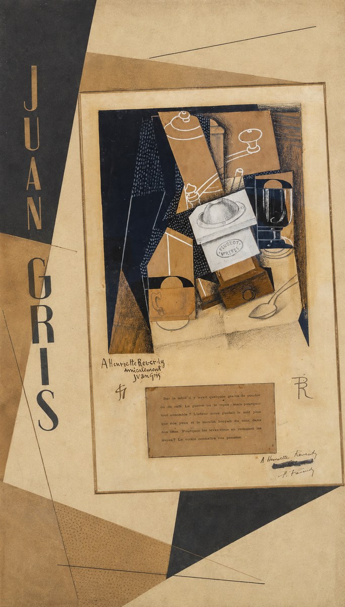 Juan Gris Still Life with Coffee Grinder I No2 - Plakat