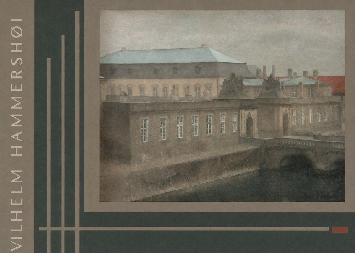 Vilhelm Hammershøi The Old Christiansborg, Late Autumn No5 - Plakat