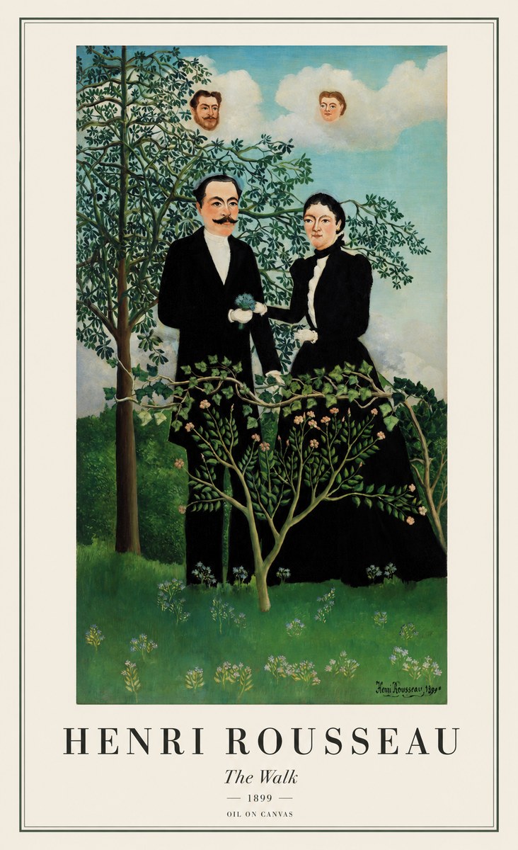 Rousseau The Walk No1 - Plakat