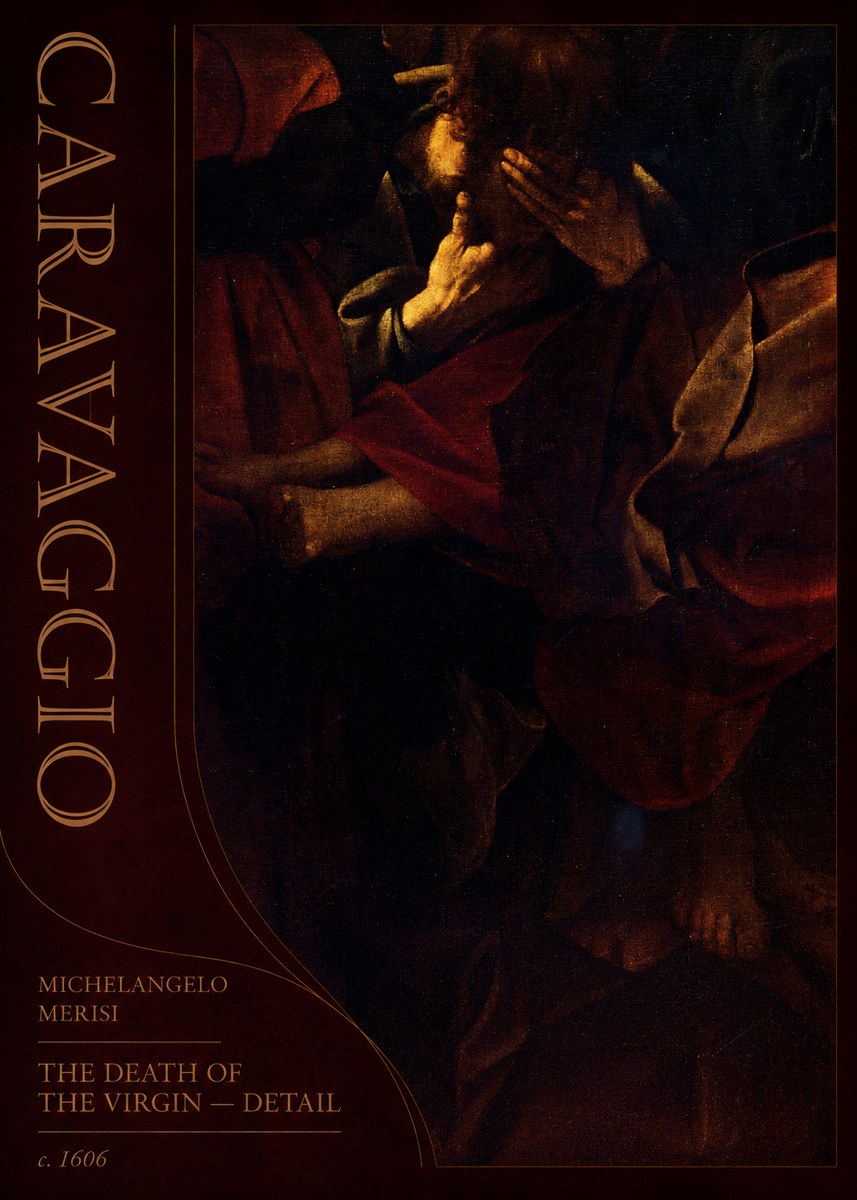 Michelangelo Merisi da Caravaggio The Death of the Virgin – Detail No2 - Plakat