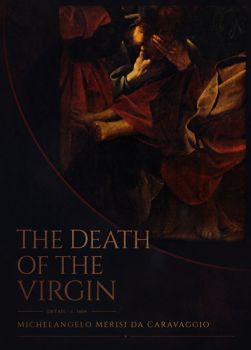 Michelangelo Merisi da Caravaggio The Death of the Virgin – Detail No4 - Plakat