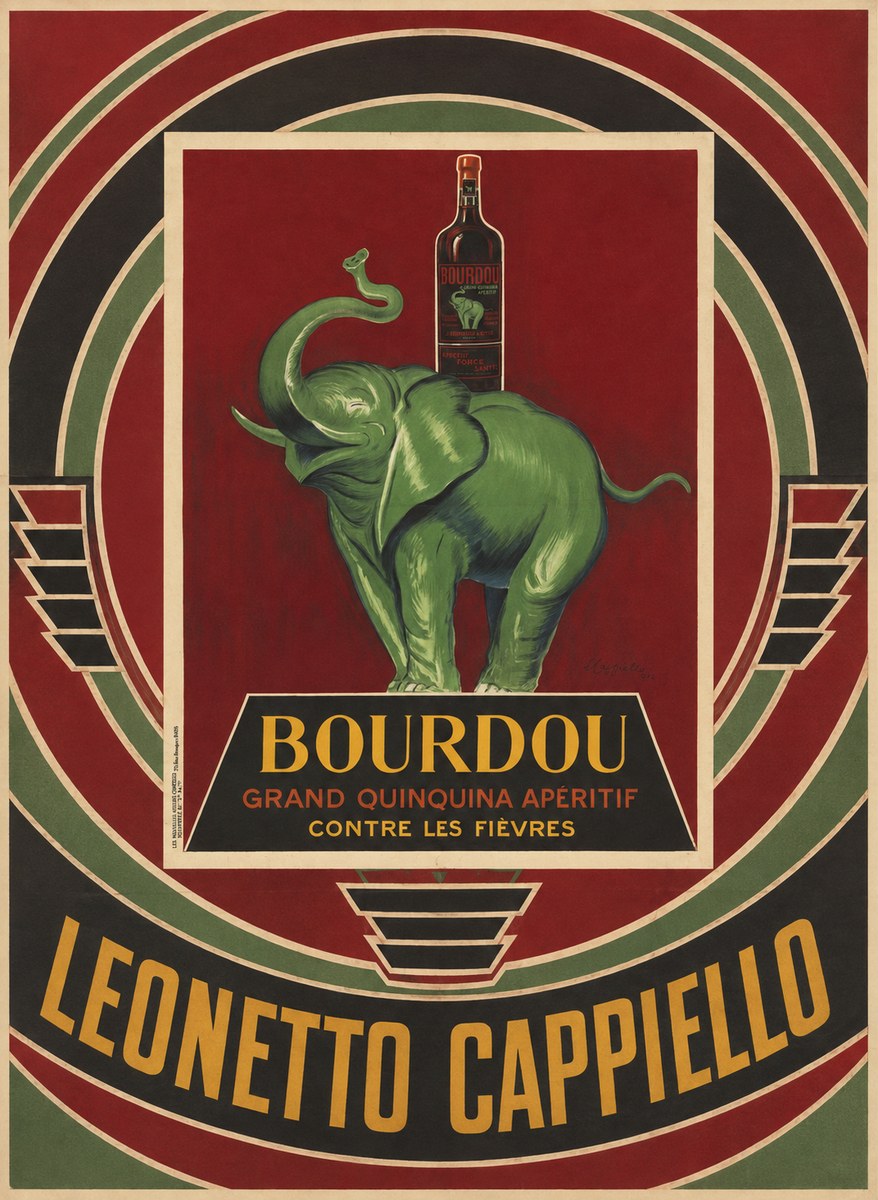 Leonetto Cappiello Bourdou No4 - Plakat