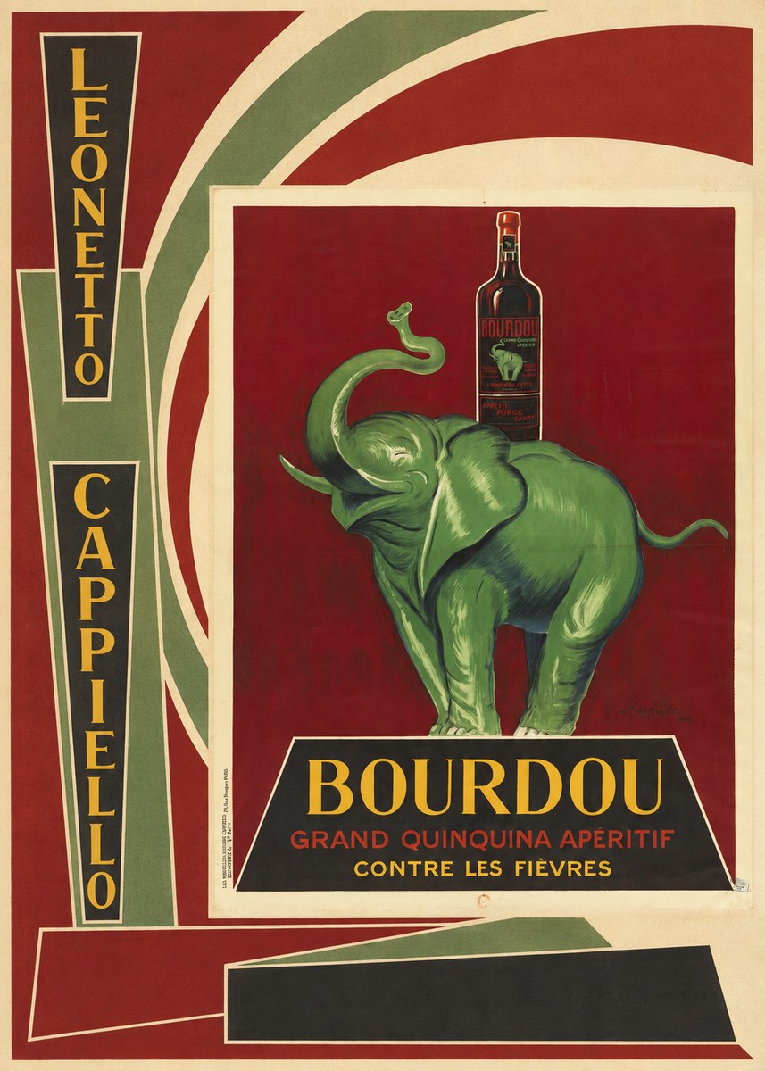 Leonetto Cappiello Bourdou No5 - Plakat