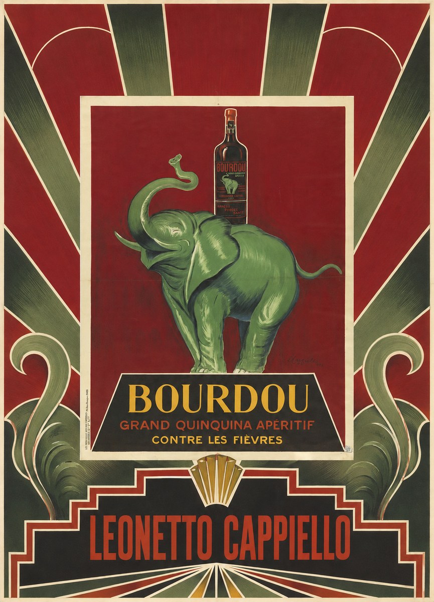 Leonetto Cappiello Bourdou No6 - Plakat