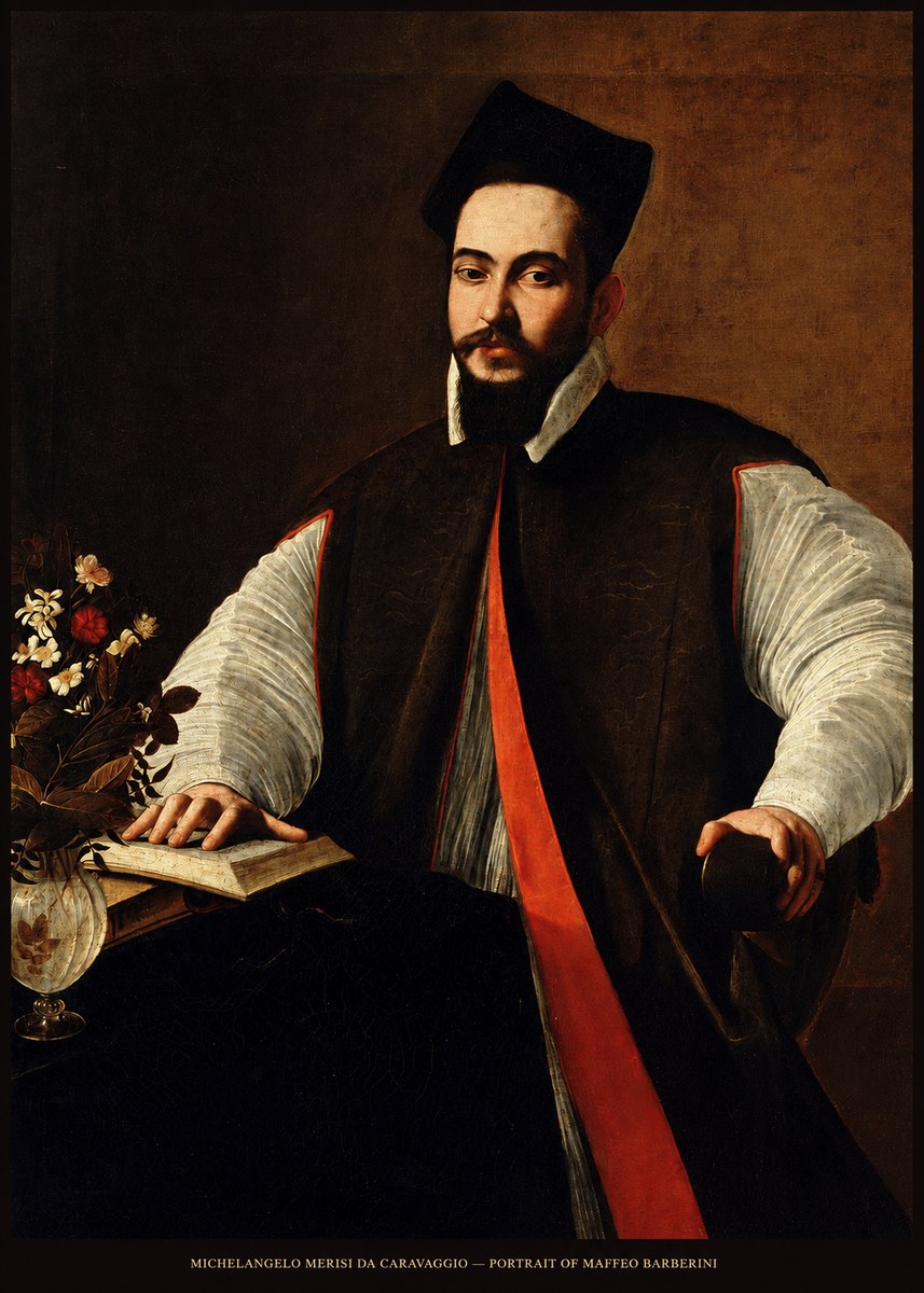 Michelangelo Merisi da Caravaggio Portrait of Maffeo Barberini No5 - Plakat