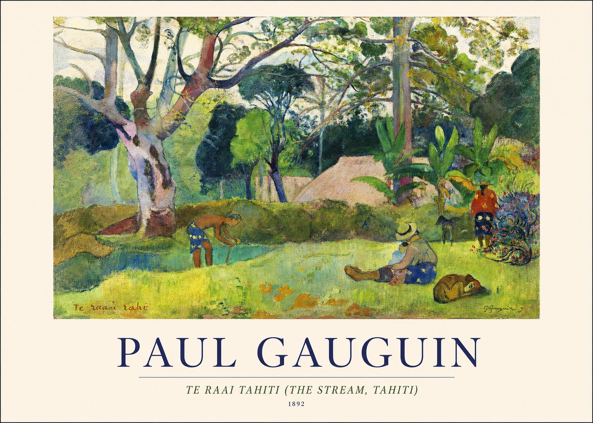 Paul Gauguin Te Ra'ai Rahi (the Great Pond) No2 - Plakat