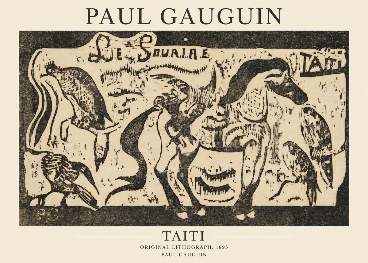 Paul Gauguin Taiti No1 - Plakat