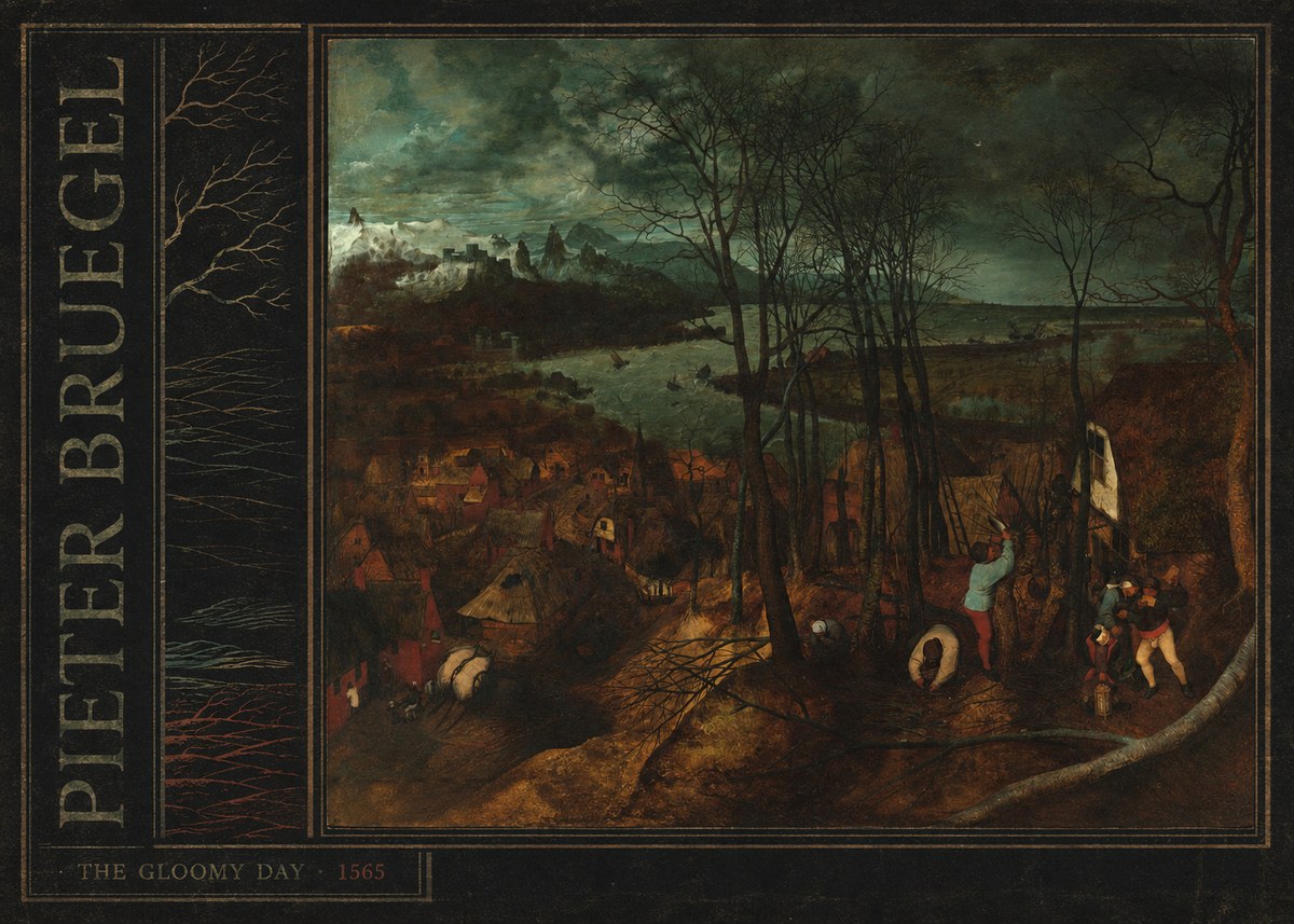 Pieter Bruegel The Gloomy Day No2 - Plakat