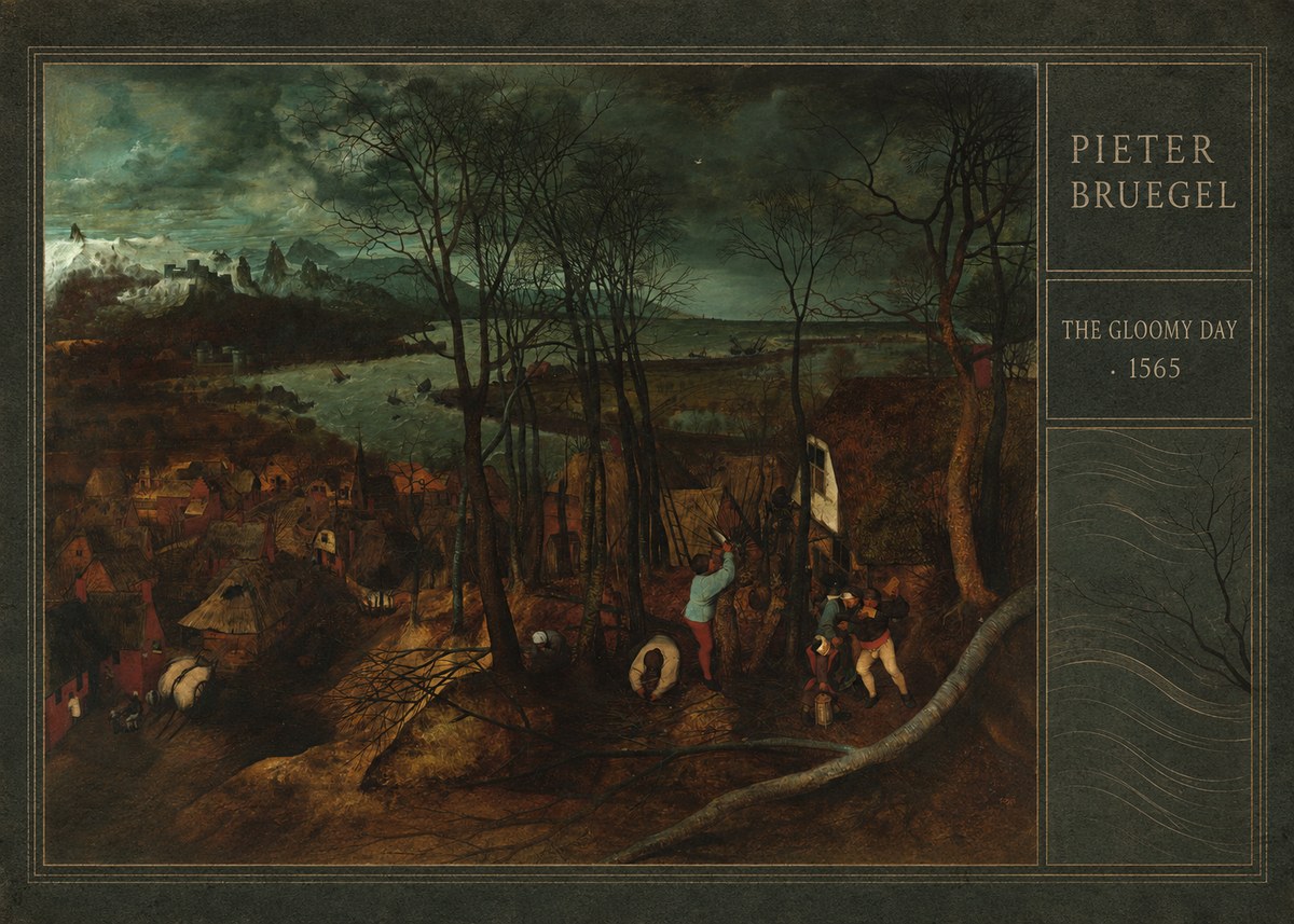 Pieter Bruegel The Gloomy Day No4 - Plakat