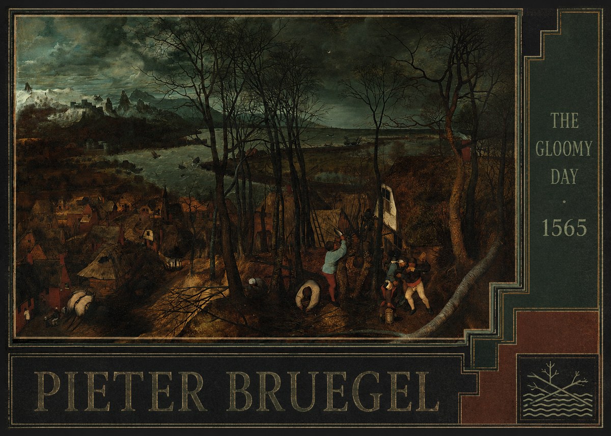 Pieter Bruegel The Gloomy Day No6 - Plakat