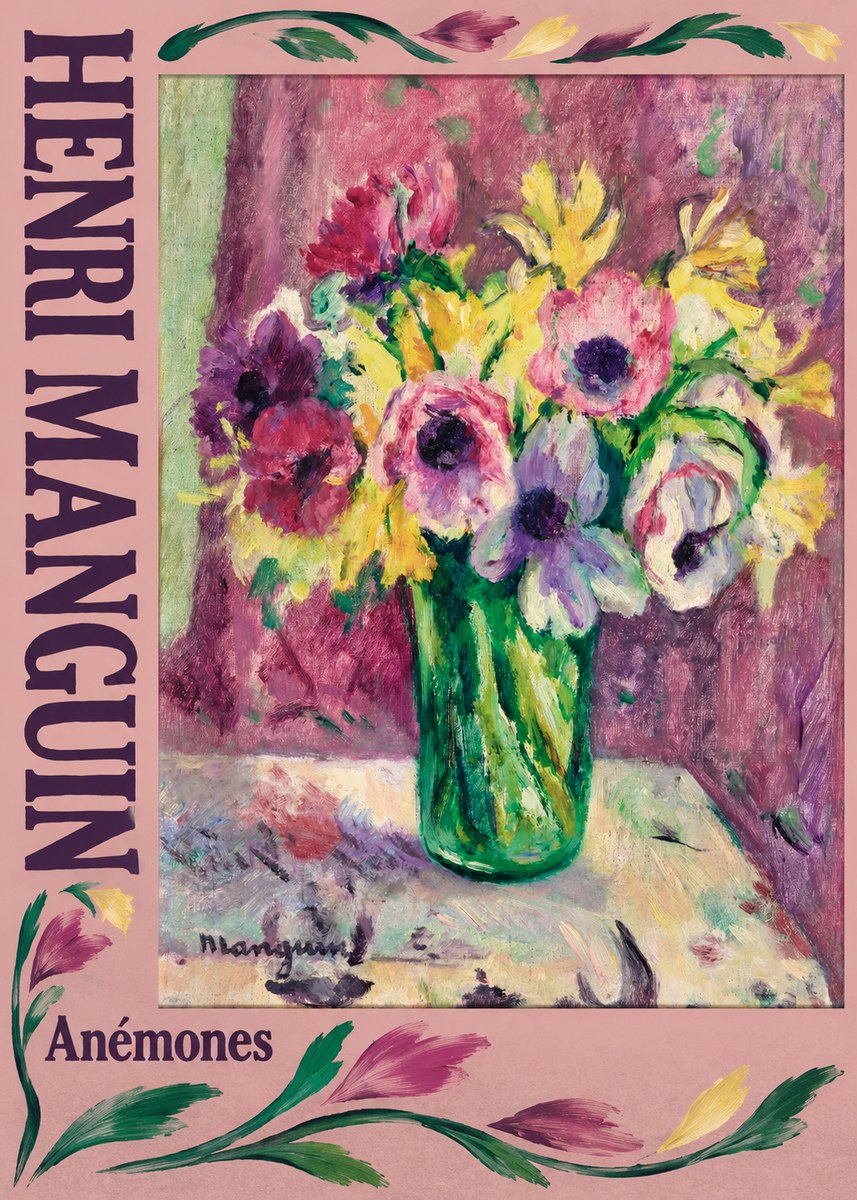 Henri Manguin Anémones No3 - Plakat