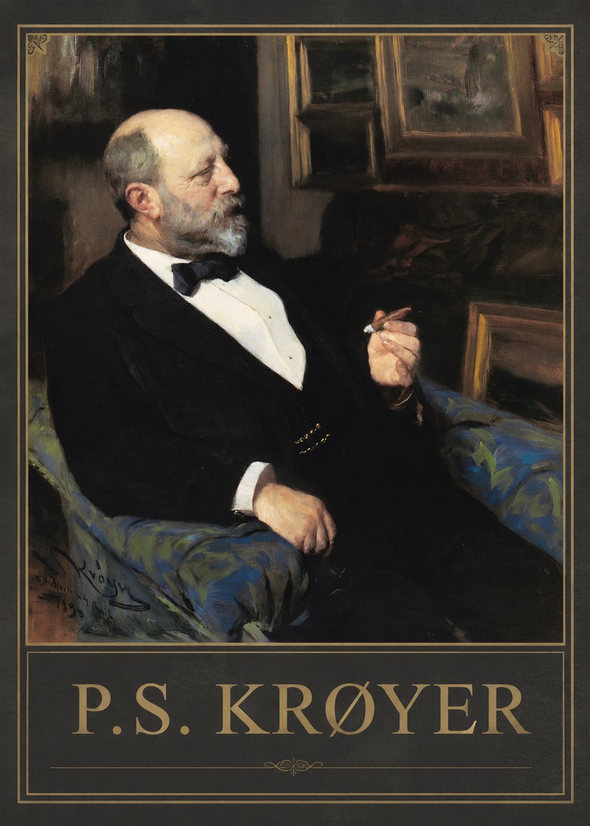 P.S. Krøyer Self-portrait I No1 - Plakat