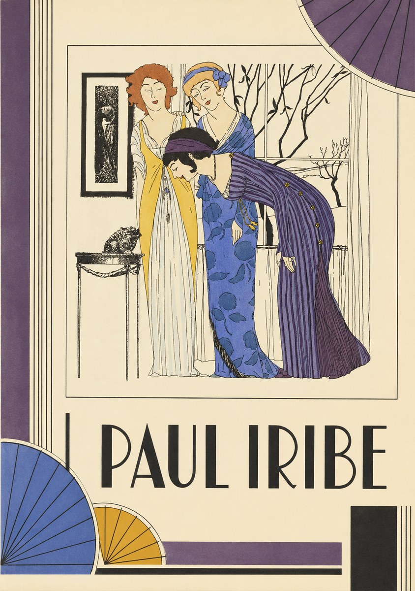 Paul Iribe Three Women and a Frog No2 - Plakat