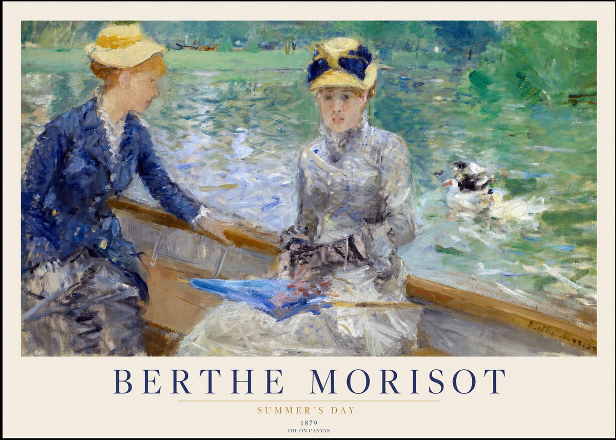 Berthe Morisot Summer's Day No1 - Plakat