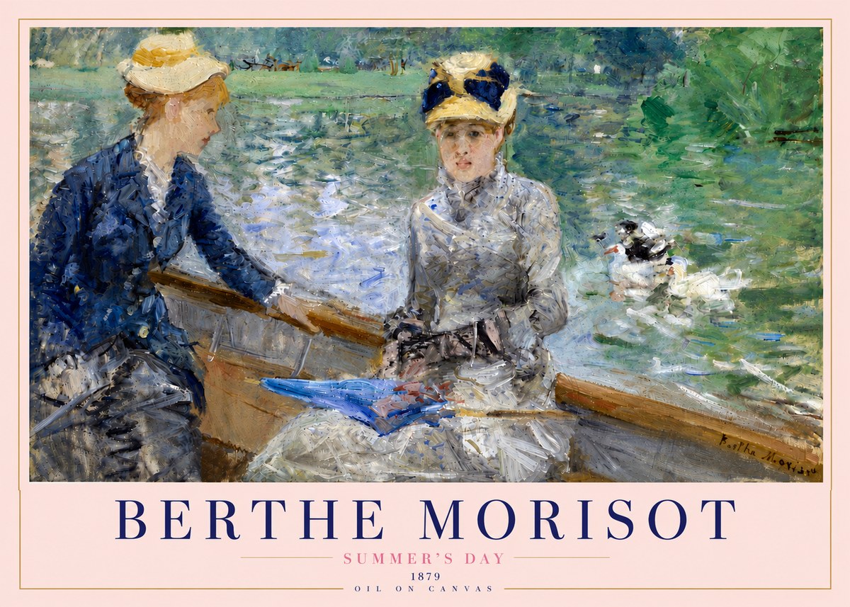 Berthe Morisot Summer's Day No4 - Plakat