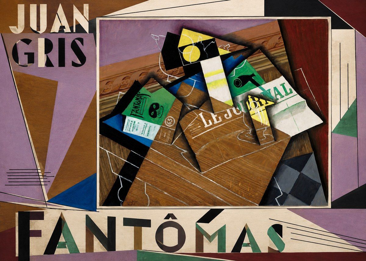 Juan Gris Fantômas I No2 - Plakat