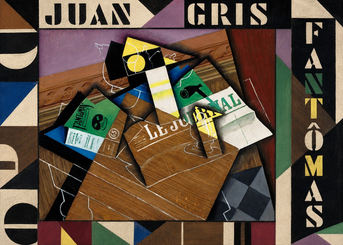 Juan Gris Fantômas I No5 - Plakat