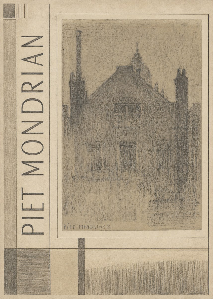 Piet Mondrian House Study No2 - Plakat