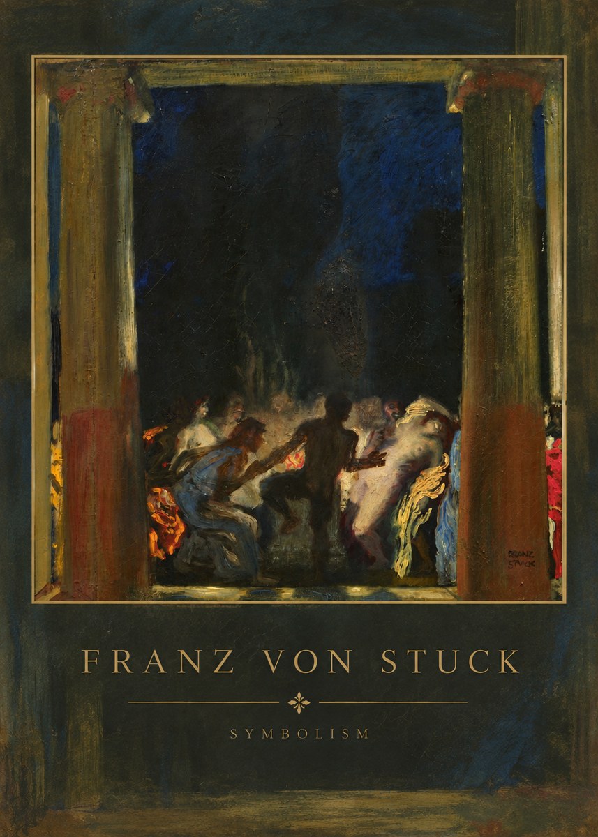 Franz von Stuck Bacchic Revel No4 - Plakat