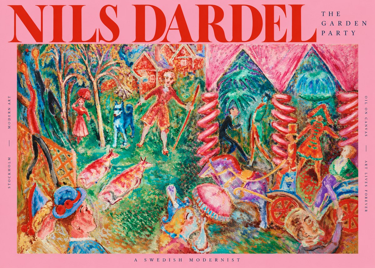 Nils Dardel The Garden Party No2 - Plakat