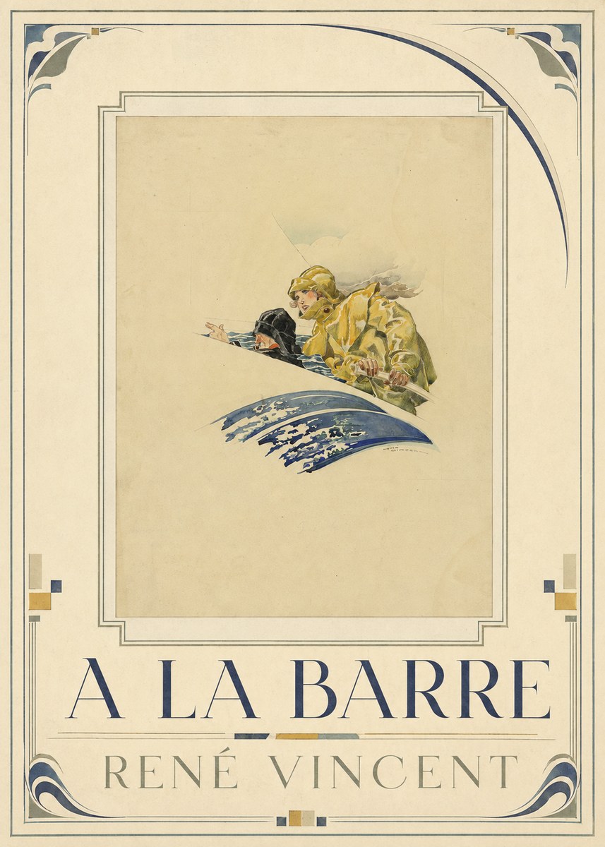 René Vincent A La Barre No3 - Plakat