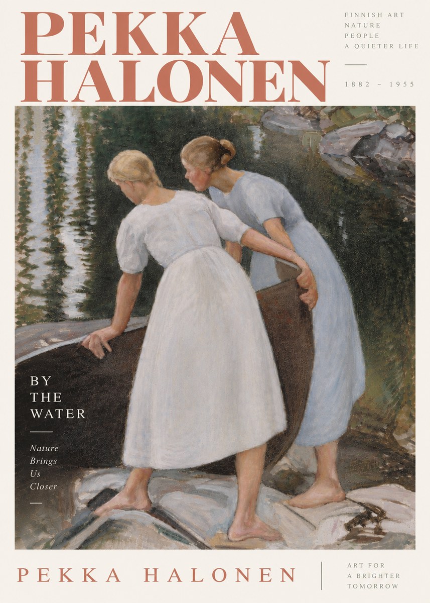 Pekka Halonen By the Water No6 - Plakat