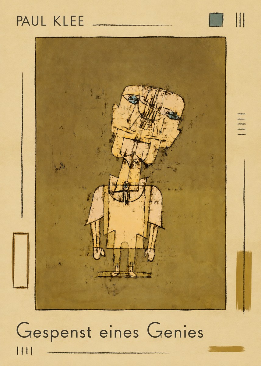 Paul Klee Gespenst Eines Genies No3 - Plakat