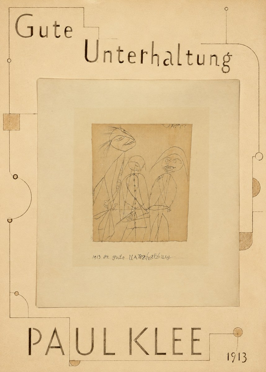 Paul Klee Gute Unterhaltung No3 - Plakat