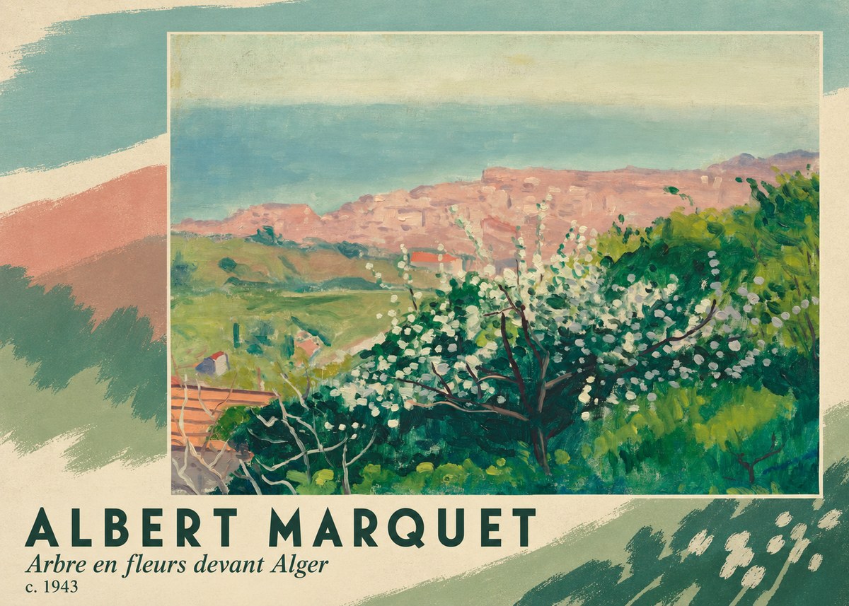 Albert Marquet Arbre En Fleurs Devant Alger No3 - Plakat