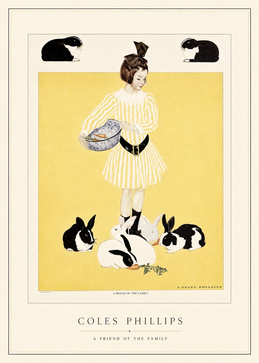 Coles Phillips A Friend of the Family No4 - Plakat