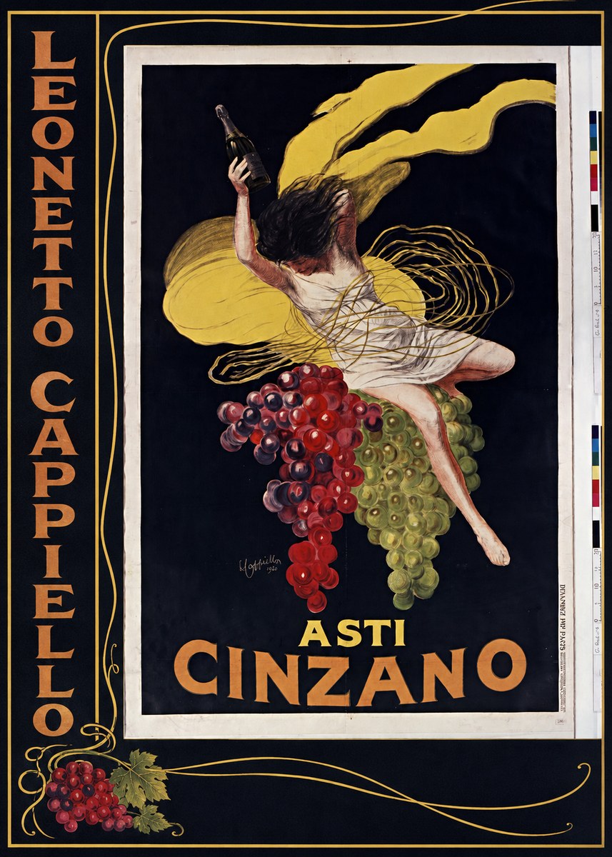 Leonetto Cappiello Asti Cinzano I No2 - Plakat