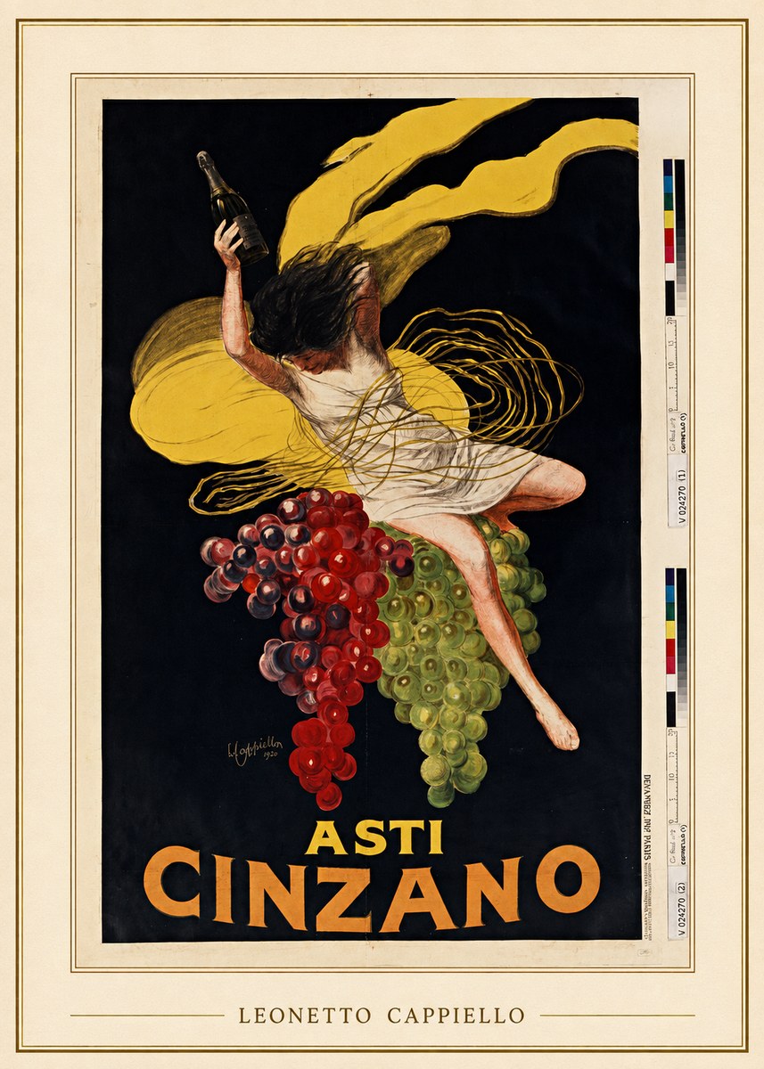 Leonetto Cappiello Asti Cinzano I No3 - Plakat