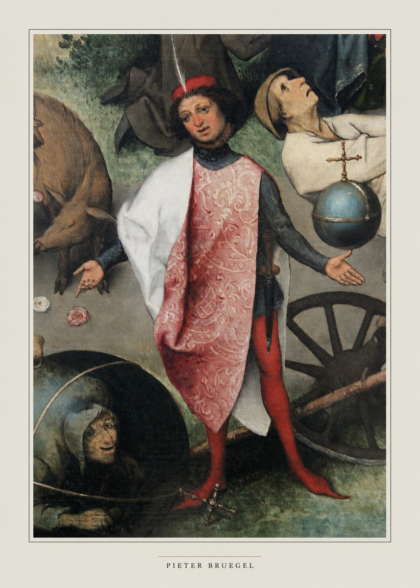 Pieter Bruegel Netherlandish Proverbs II No6 - Plakat