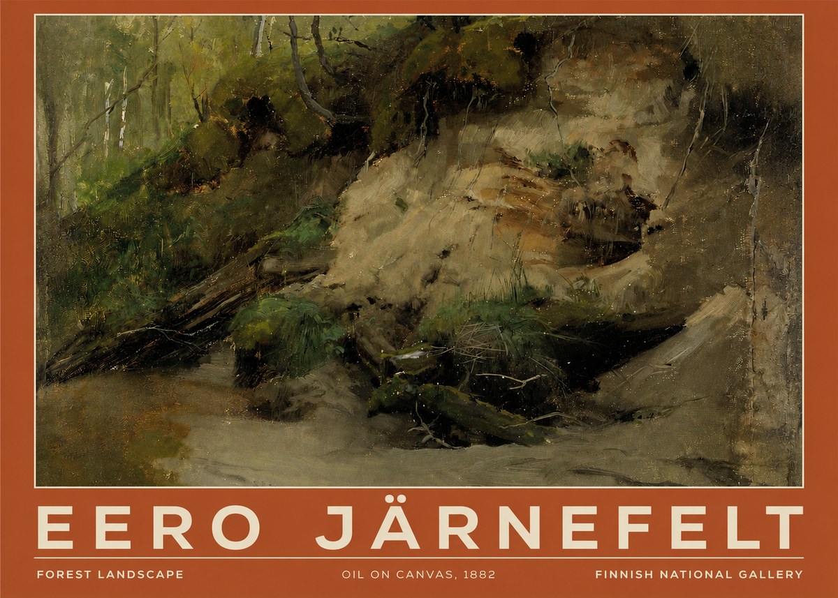 Eero Järnefelt Forest Landscape I No3 - Plakat