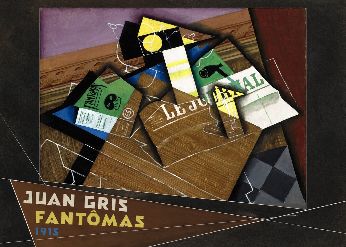 Juan Gris Fantômas II No4 - Plakat