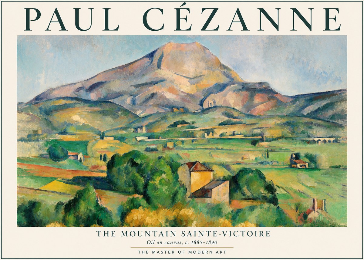 Paul Cézanne Mount Sainte-victoire No2 - Plakat
