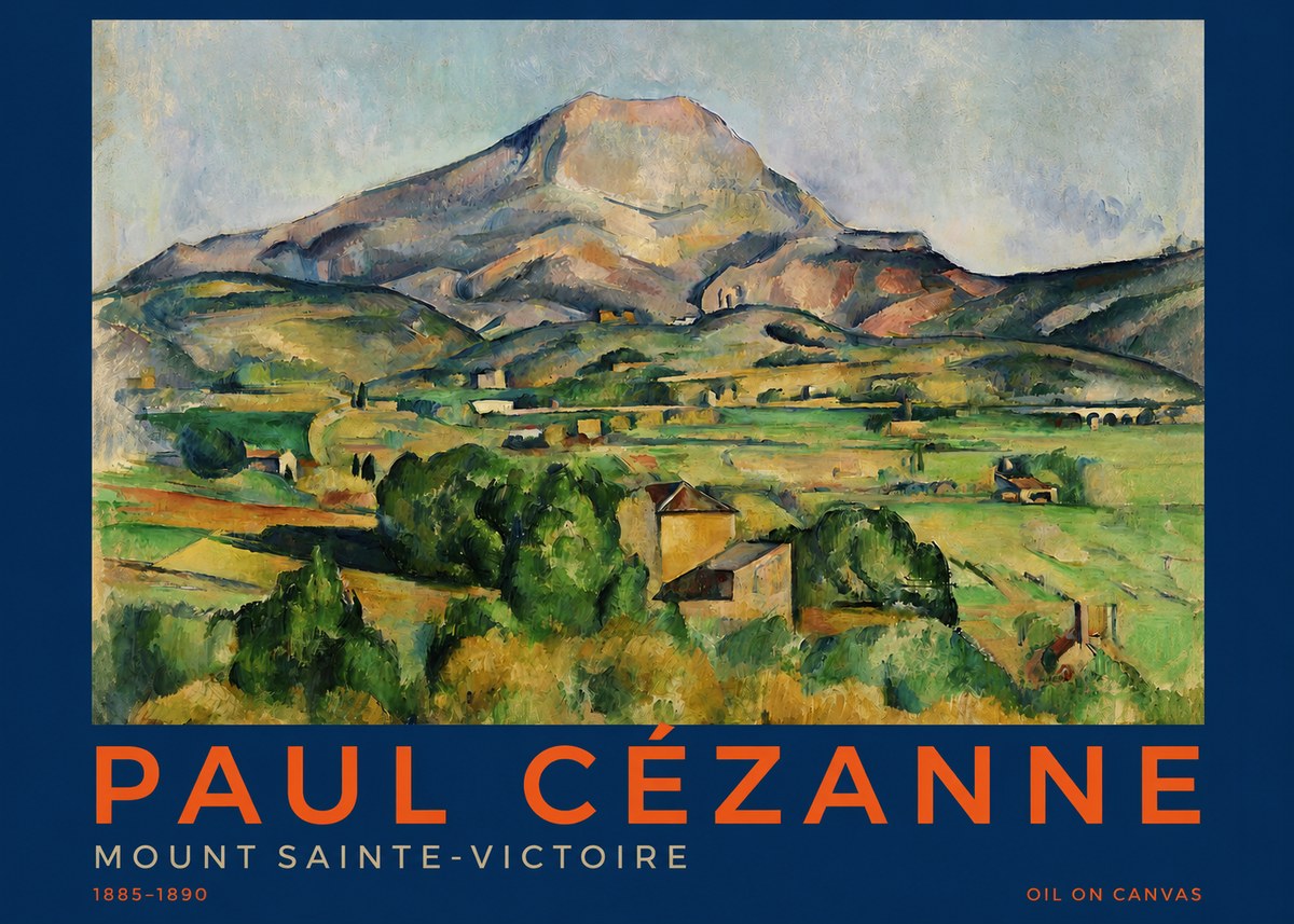 Paul Cézanne Mount Sainte-victoire No3 - Plakat