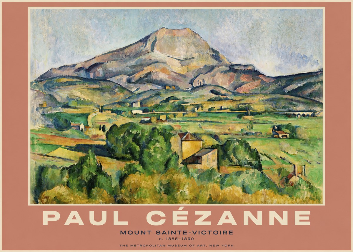 Paul Cézanne Mount Sainte-victoire No4 - Plakat