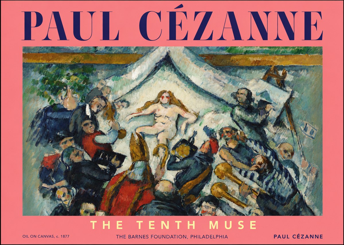 Paul Cézanne The Tenth Muse No2 - Plakat