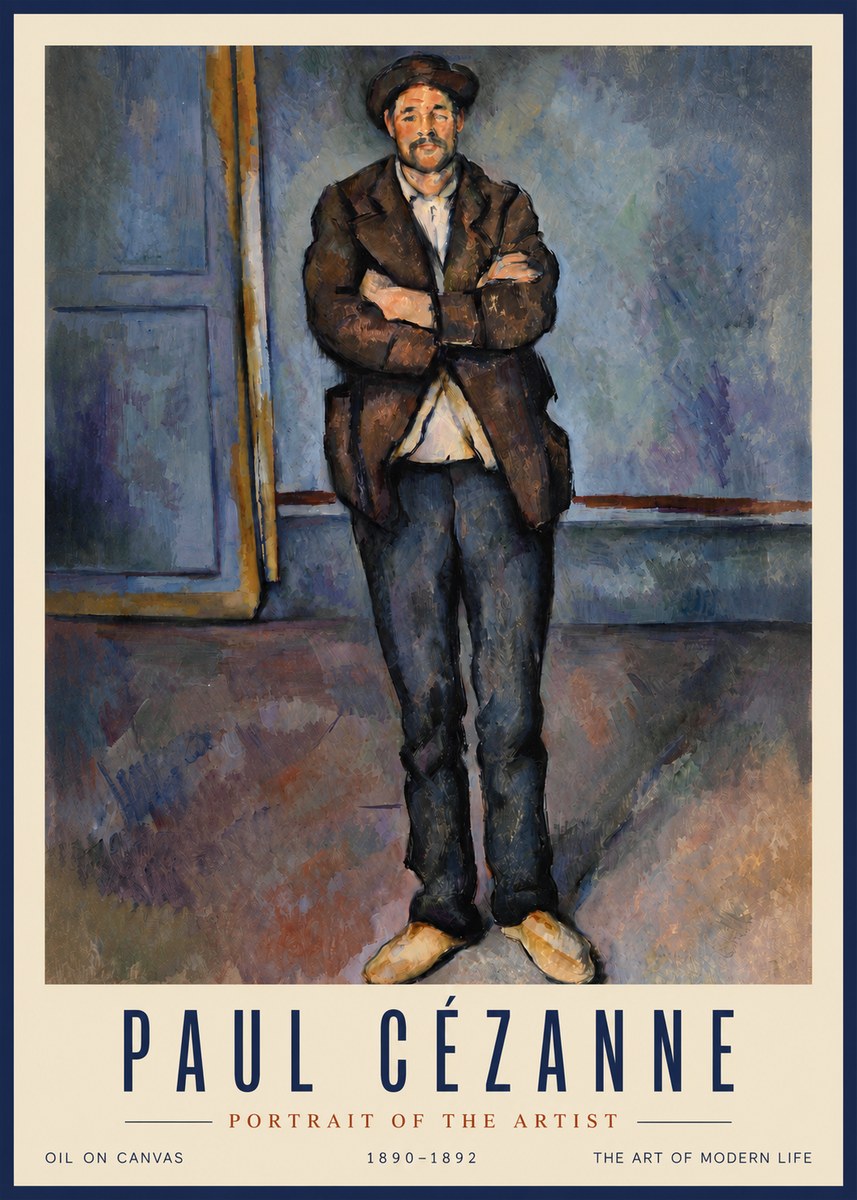 Paul Cézanne Portrait of the Artist II No4 - Plakat