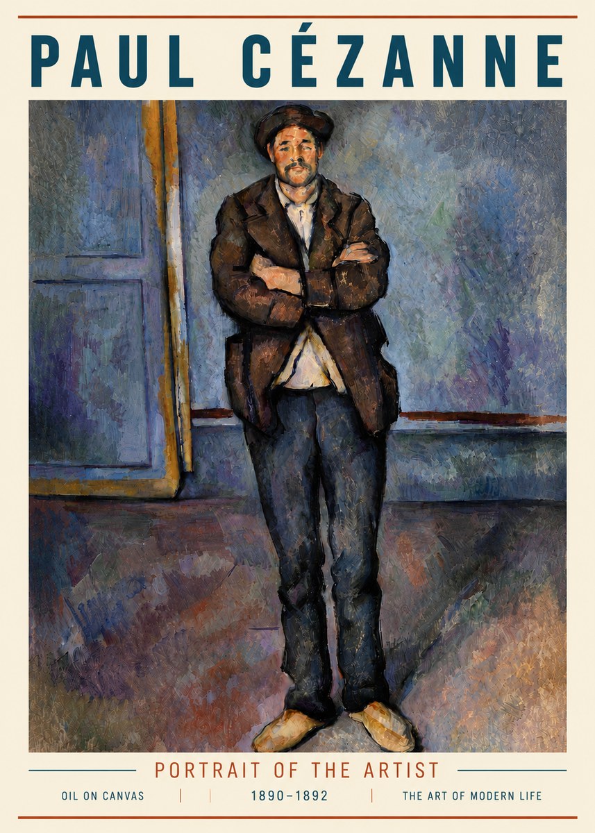 Paul Cézanne Portrait of the Artist II No5 - Plakat