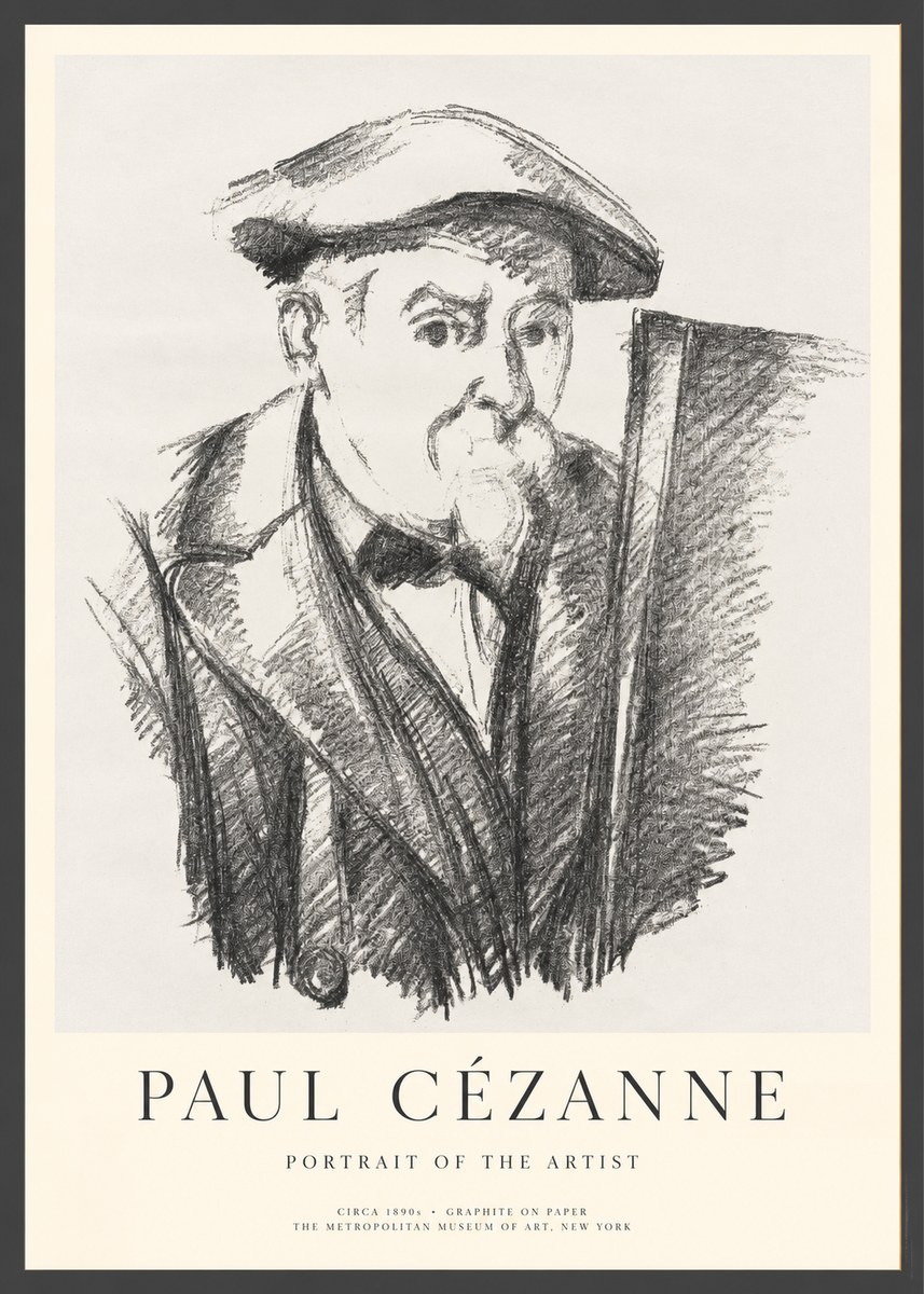 Paul Cézanne Portrait of the Artist III No1 - Plakat