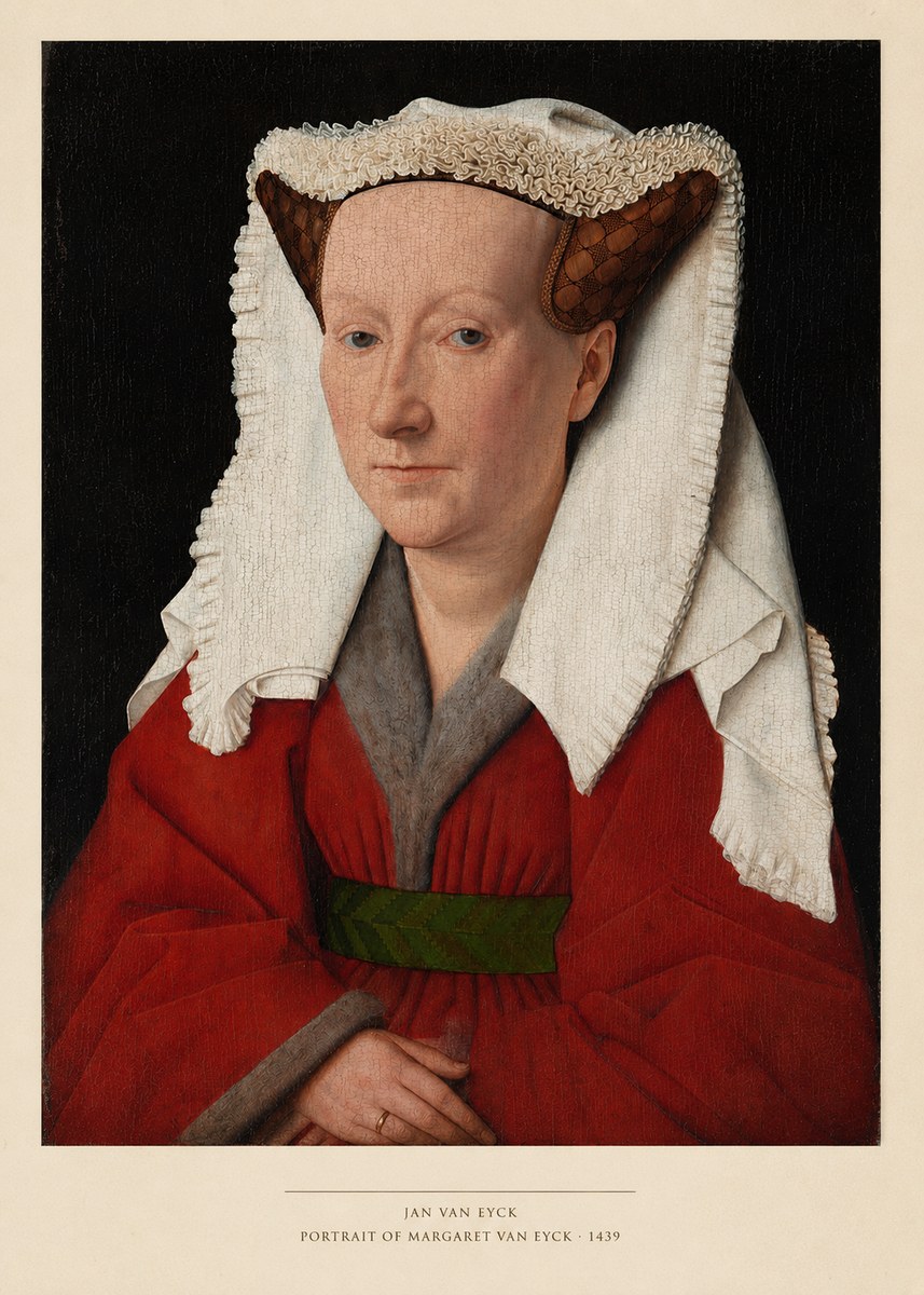 Jan van Eyck Portrait of Margaret Van Eyck II No4 - Plakat
