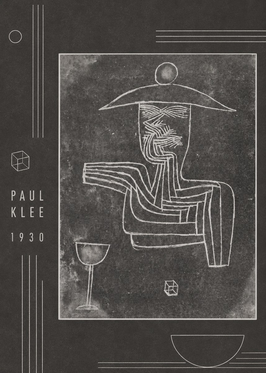 Paul Klee Figure of a Seer No2 - Plakat