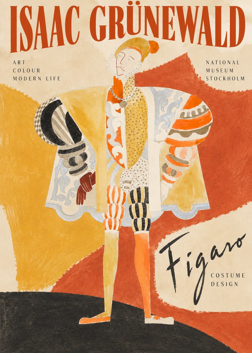 Isaac Grünewald Figaro I No2 - Plakat