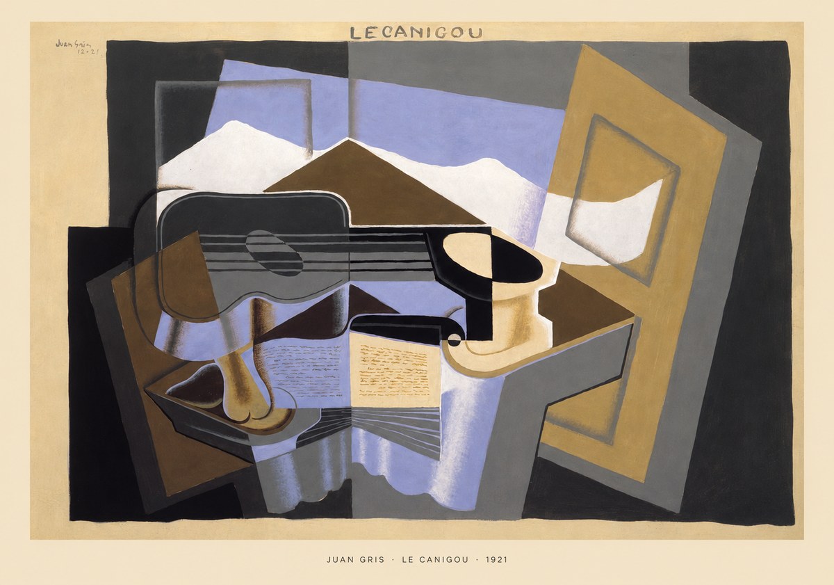 Juan Gris Le Canigou No6 - Plakat