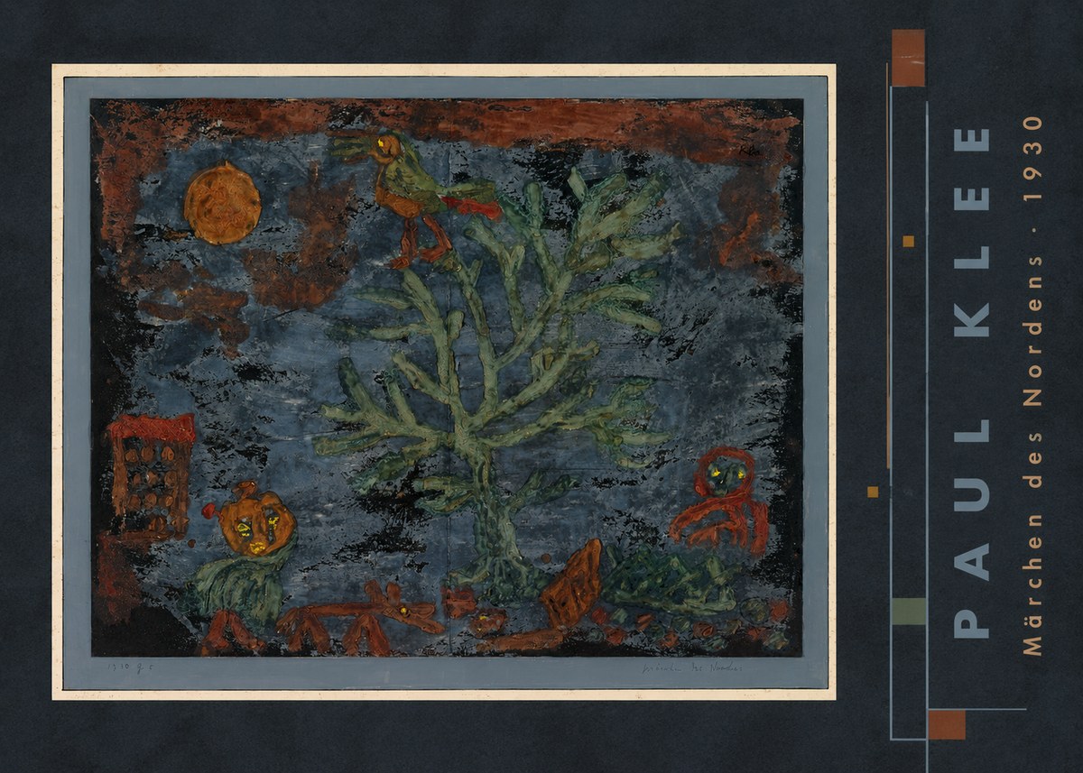 Paul Klee Märchen Des Nordens No3 - Plakat