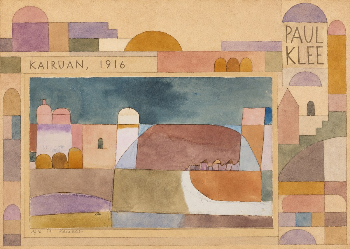 Paul Klee Kairuan, 1916 No6 - Plakat