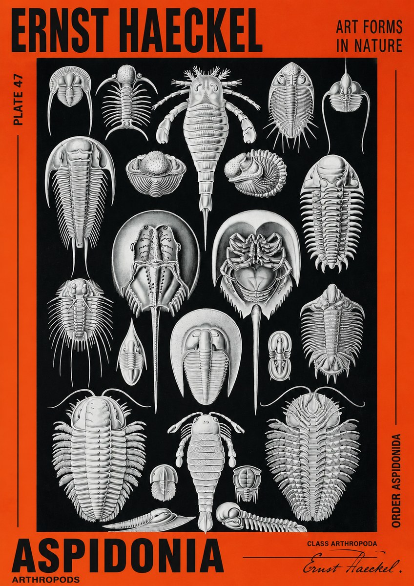 Ernst Haeckel Aspidonia No2 - Plakat