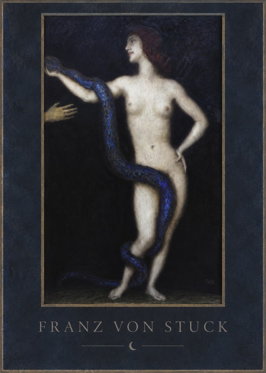 Franz von Stuck Sin No1 - Plakat